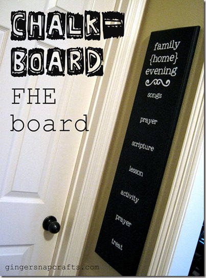 Chalkboard FHE Chart from GingersnapCrafts